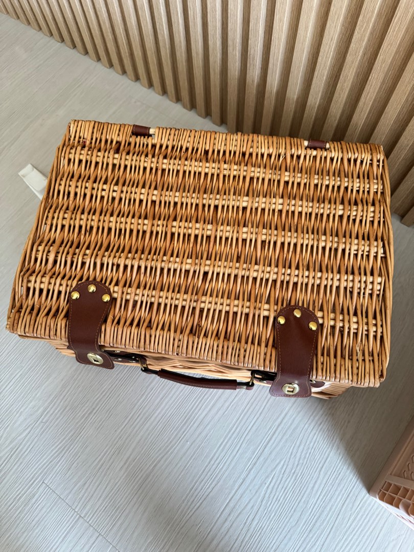 Brand new Picnic Basket full set!, Furniture & Home Living