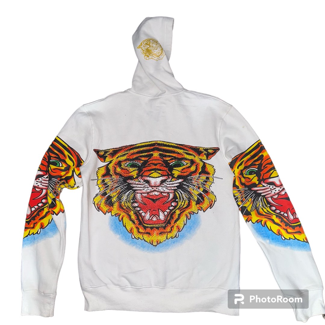 BRAND NEW ED HARDY JACKET SRP 5 000 beads tiger vintage rare