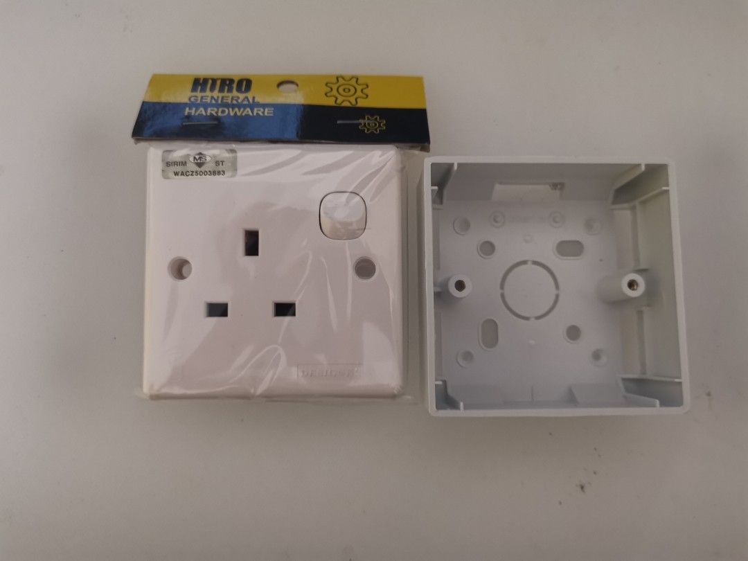 Brand new One gang switch socket, TV & Home Appliances, Electrical