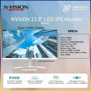 Brandnew Nvision 23.8" N2455 IPS Monitor