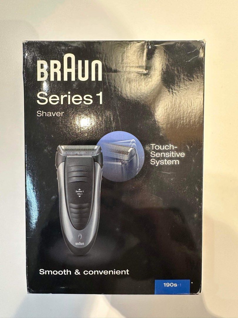 Braun 百靈 Series 1 190s 充電式電鬚刨 Shaver, 美容＆個人護理, 男士美容 ＆ 護理 Carousell