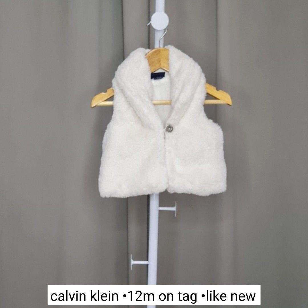 Calvin klein sales fur vest
