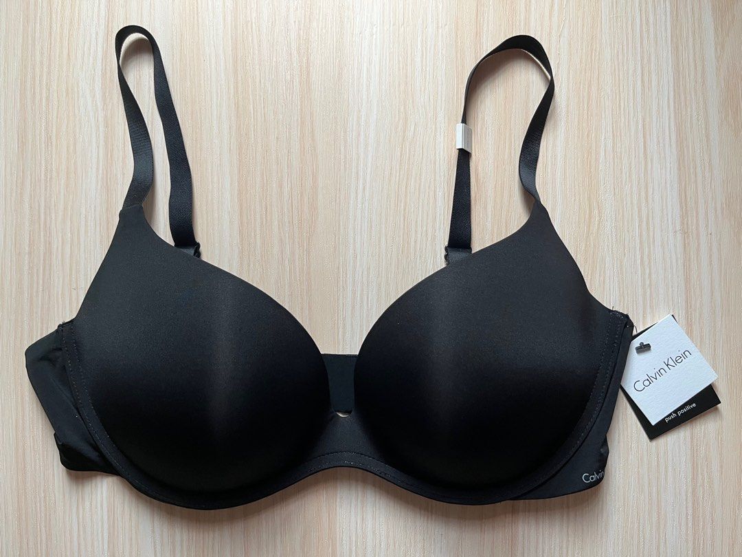 Calvin Klein bra push-up low v padded bras (2 black and 1 beige