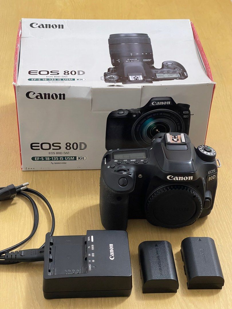 Canon EOS 80D (body only), Photography, Cameras on Carousell