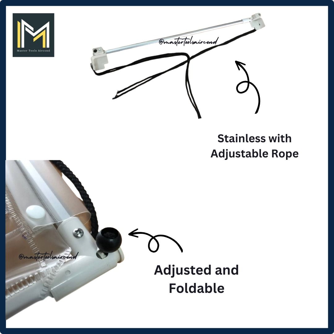 Canvas Gred A King Pump Cleaning Tray Aircond Extend Pipe Hose Kanvas