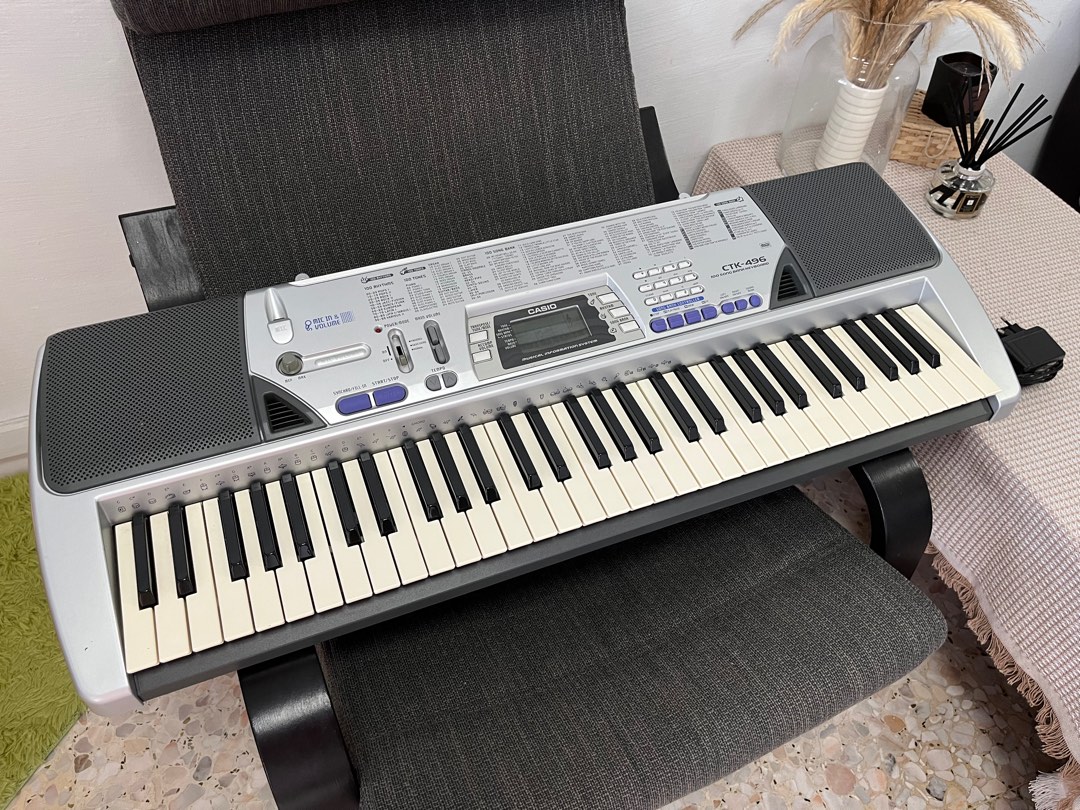 Casio Keyboard CTK496, Hobbies & Toys, Music & Media, Musical
