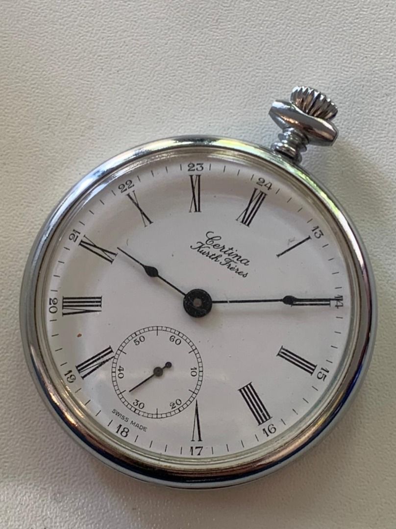 CERTINA KURTH FRERES Vintage Swiss Made Pocket Watch