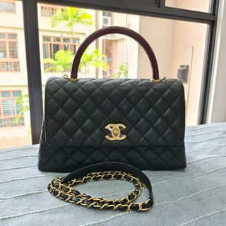 Chanel coco lizard handle price top
