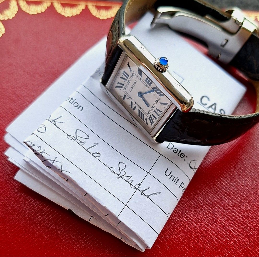 Cartier tank shop solo women's small