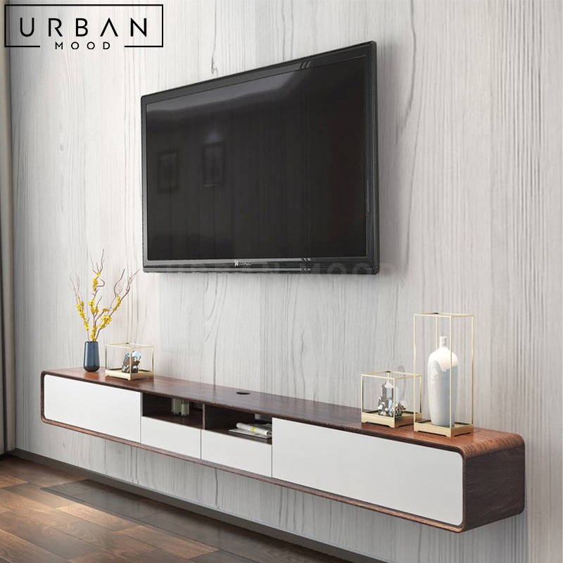 CHLAN Modern Floating TV Console, Furniture & Home Living, Furniture ...