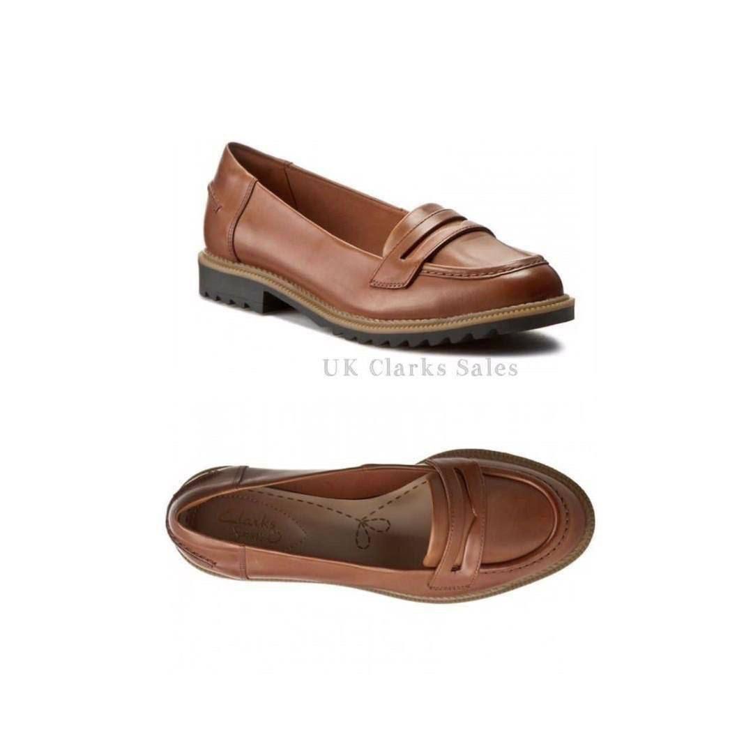 Clarks Women Griffin Milly Black Leather Loafer size UK6 with free shipping Women s Fashion Footwear Loafers on Carousell