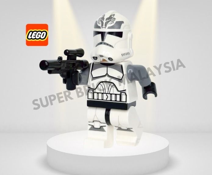 Clone Trooper 104th Battalion Wolfpack Phase 2 Dark Bluish