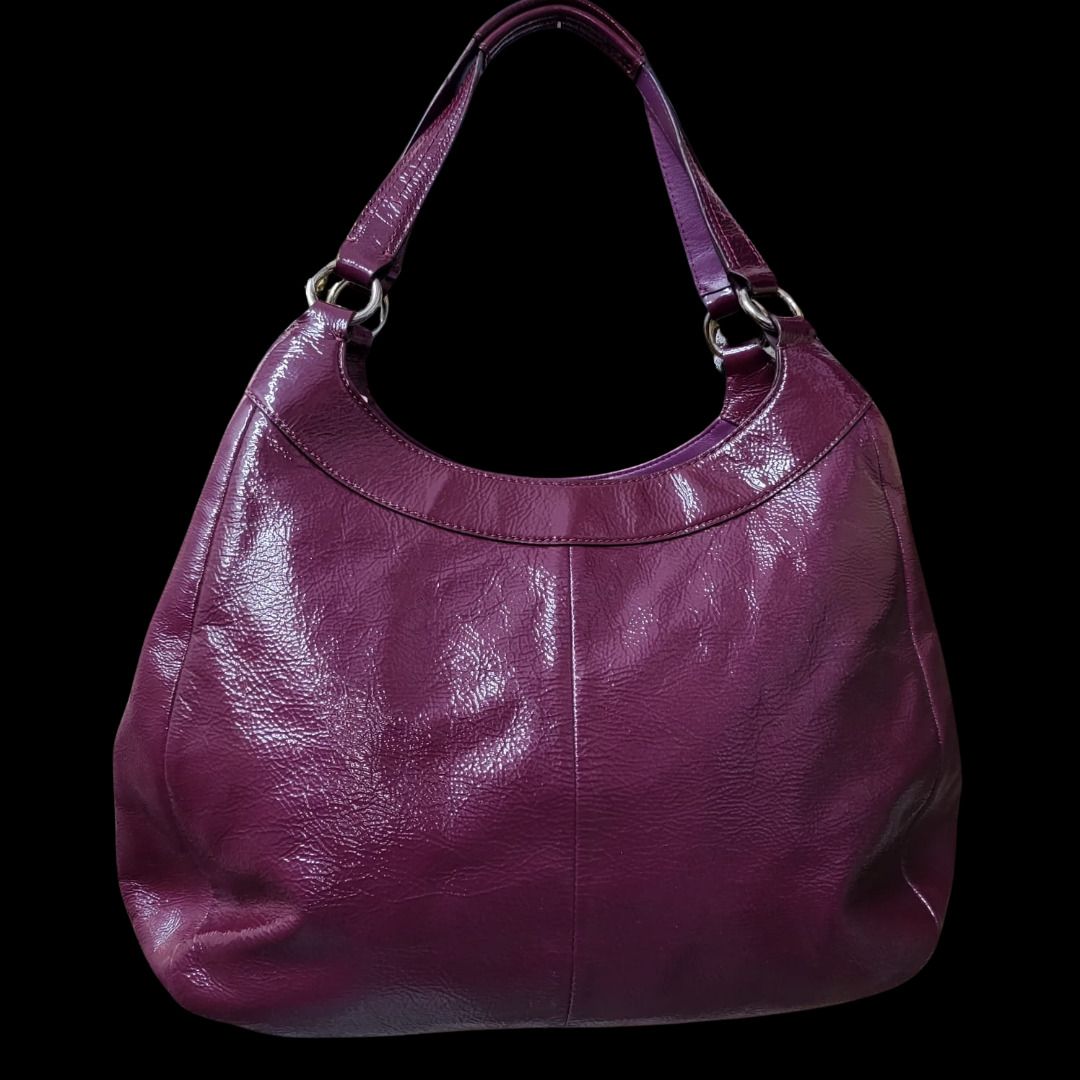 Purple coach hobo bag shop