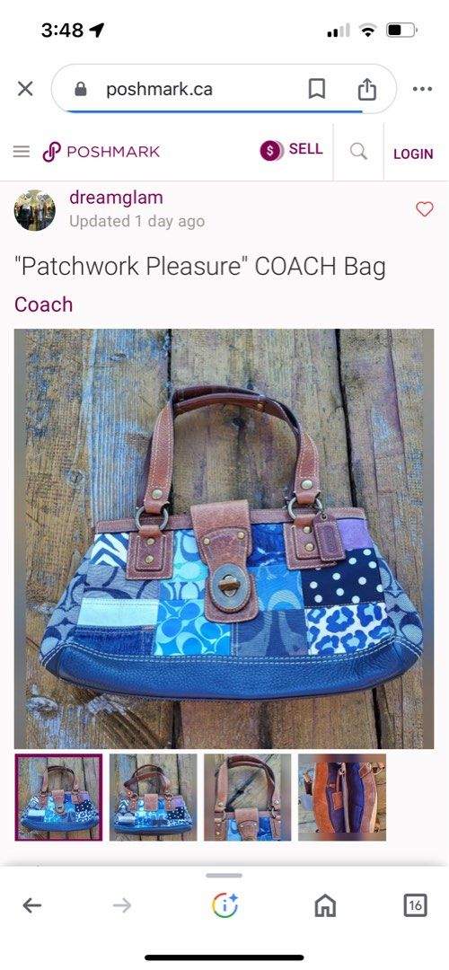 Coach Patchwork Bags Luxury Bags Wallets On Carousell