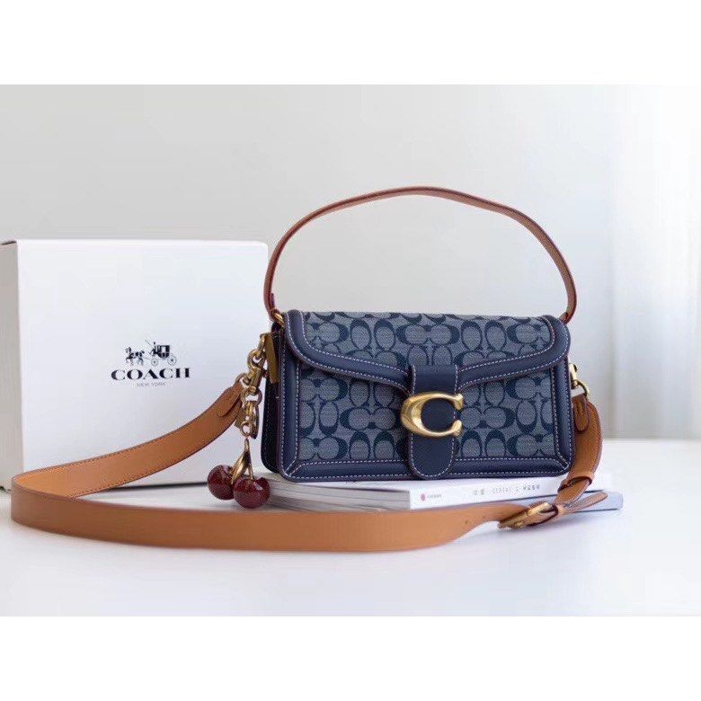 Coach tabby signature chambray store