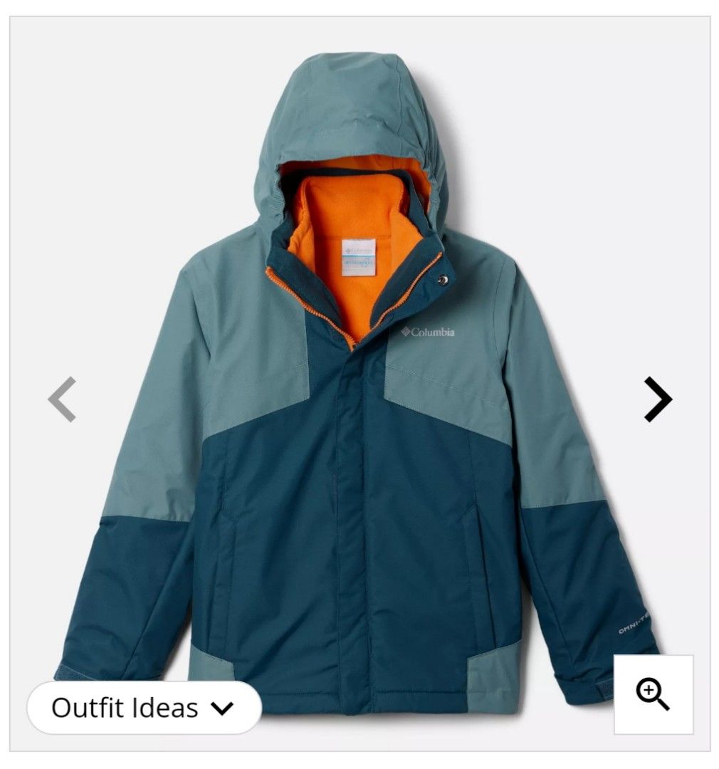 Columbia Boys XL Bugaboo II Fleece Interchange Jacket