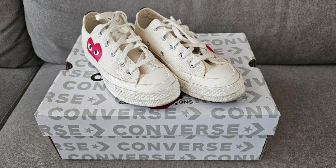 Converse Commes De Garcon Women s Fashion Footwear Sneakers on Carousell