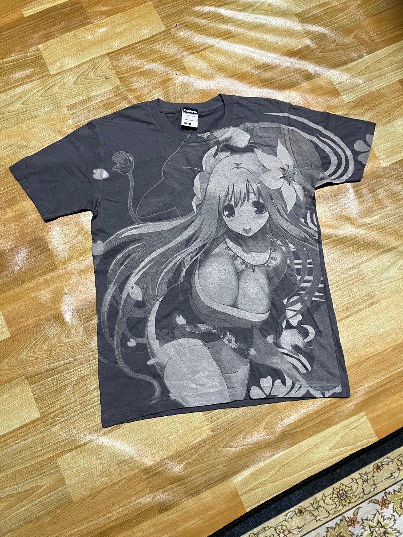 Japan Anime Girl Nude - Cospa Anime Naked Girl Design Sega Japan Tee, Men's Fashion, Tops & Sets,  Tshirts & Polo Shirts on Carousell