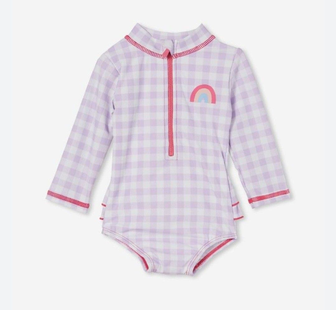 Cotton on top baby swimwear