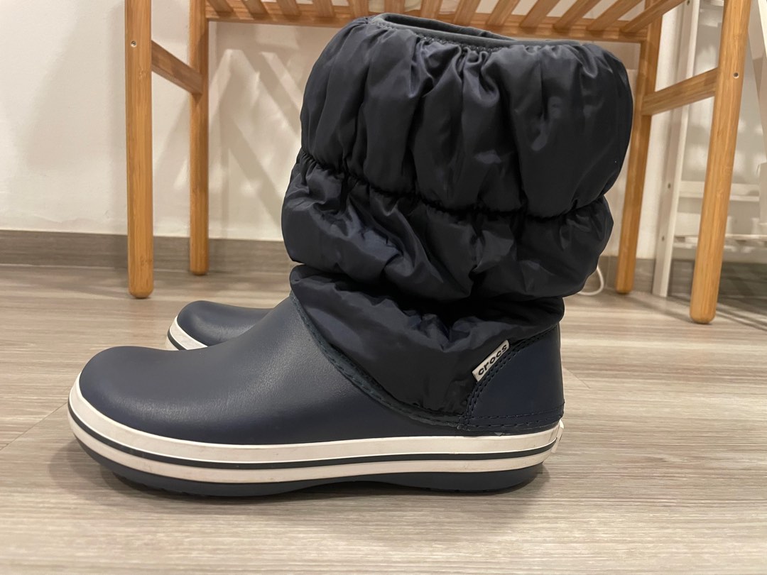 Crocs women's hot sale winter puff boot