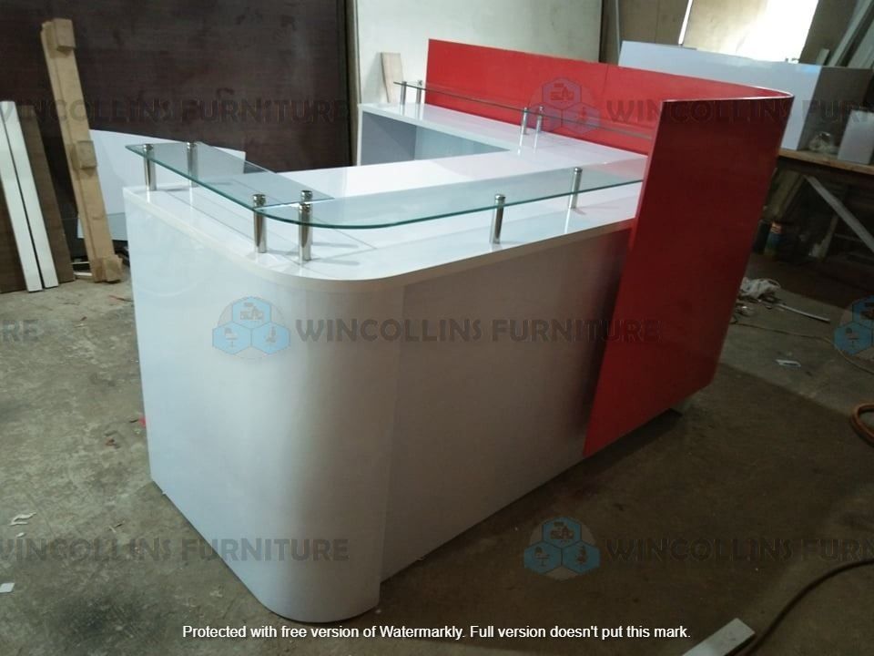 Customize Reception Table/ Front Desk/ Concierge Desk, Furniture & Home ...