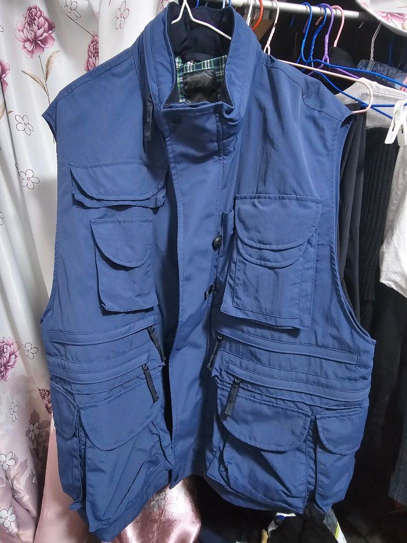 daiwa pier39 tech parfect fishing vest navy size L 22ss, 男裝 