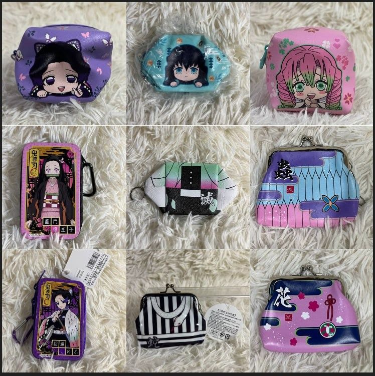 Demon Slayer - Wallets Shinobu Mitsuri Nezuko Rengoku Muichiro ...