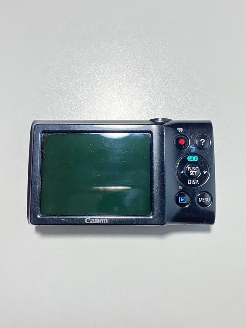 Digital Camera Canon Powershot A2400 (Category: Cameras) located in Valenzuela. Submitted by alfeopaulramos7490 (Listing ID 1277340214, Image 3). Description: Canon Powershot A2400 16.0 megapixel P6,999 +sf Inclusion: * Canon A2400 body * original canon battery * original canon wrist strap * SD card * pouch * clip charger 100% all working All buttons are crispy no hard press Flash working Honest issue: tolerable and minor burnt screen, see 4th an
