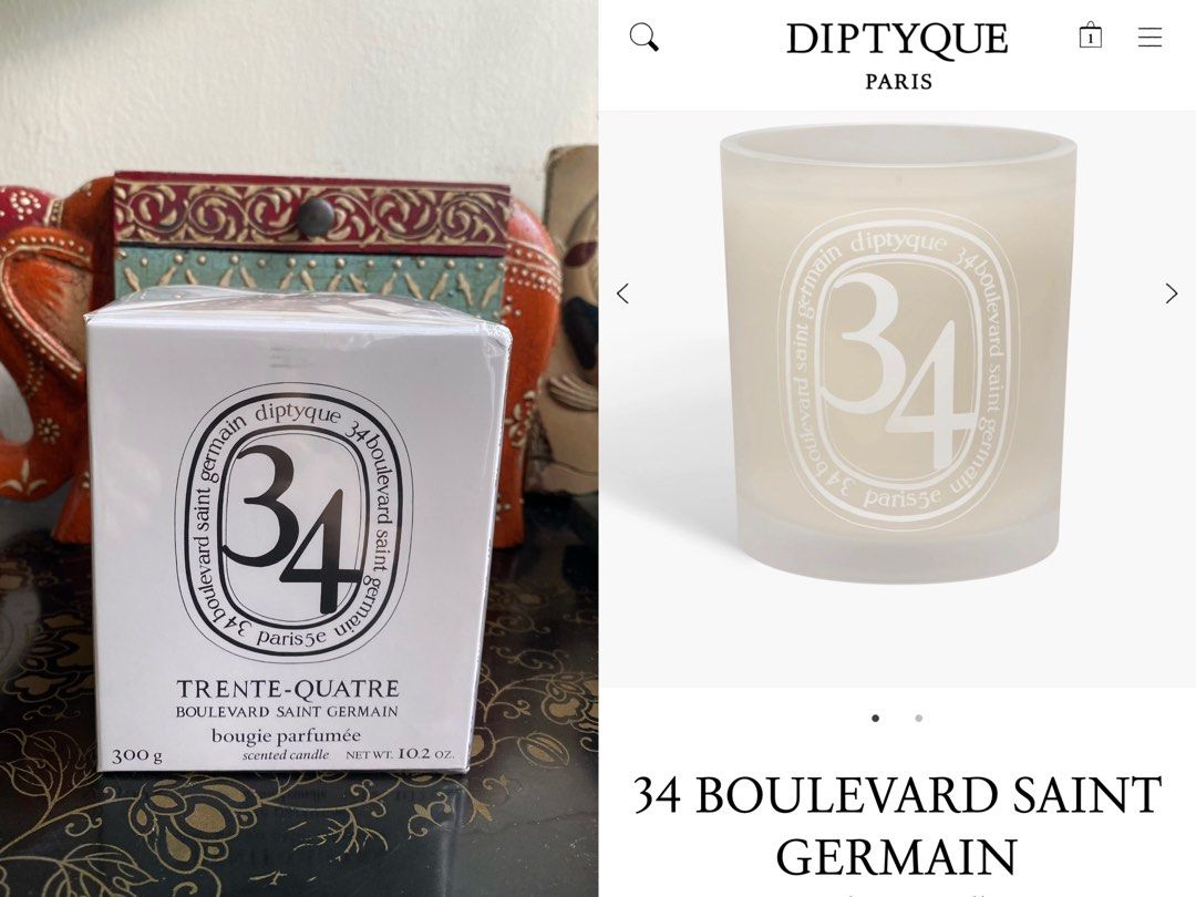 34 boulevard Saint Germain - Medium candle Medium
