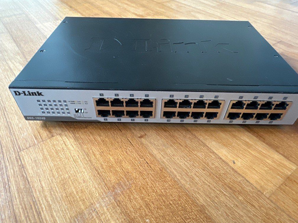Dlink 1gbps 24 port switch, Computers & Tech, Parts & Accessories ...