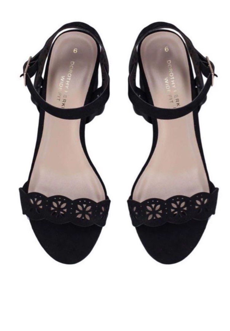Dorothy Perkins Black Block Heels