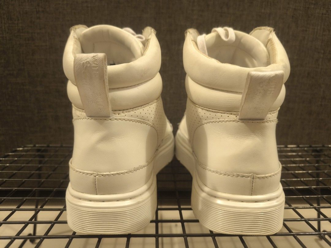 Dr Martens Lamar White Leather Sneakers UK9 US10 Eau43