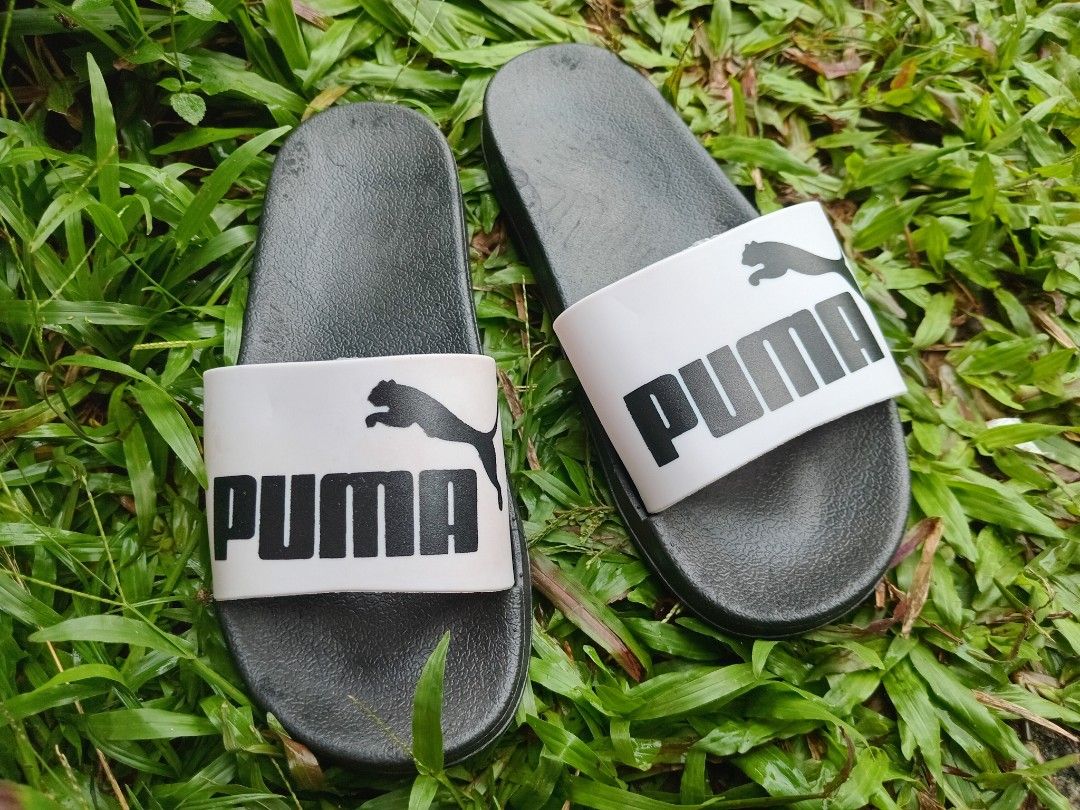 Elastic Mens Slide Sandals