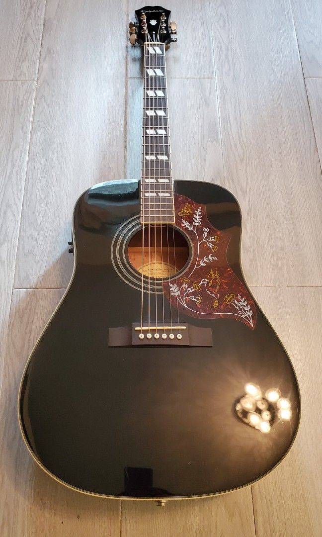 Epiphone hummingbird pro eb hot sale