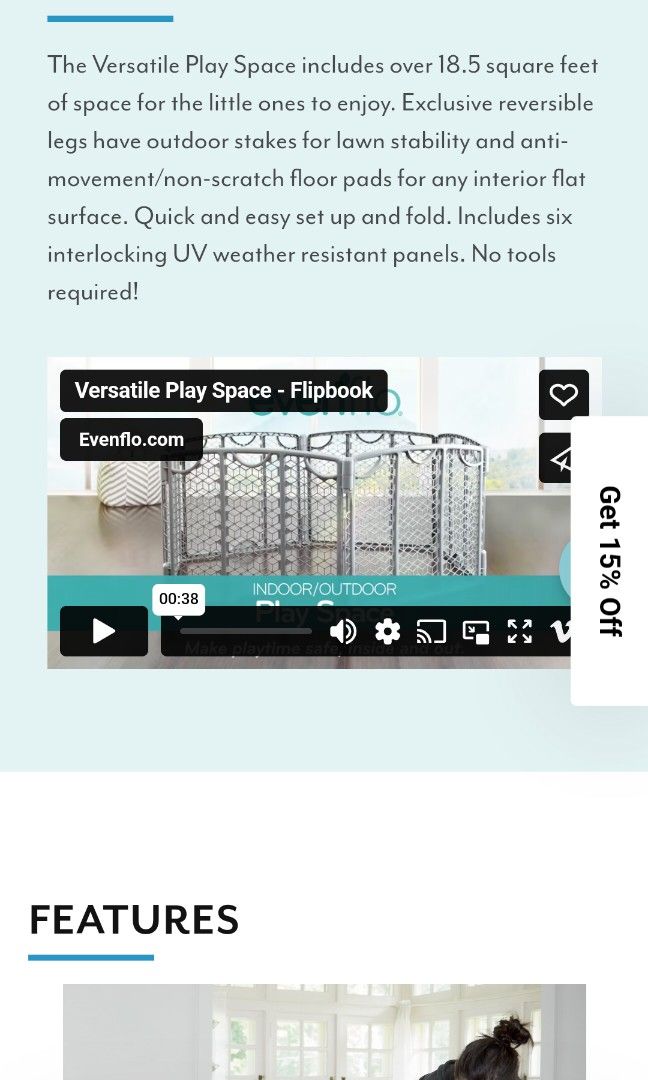 Evenflo fence 2025