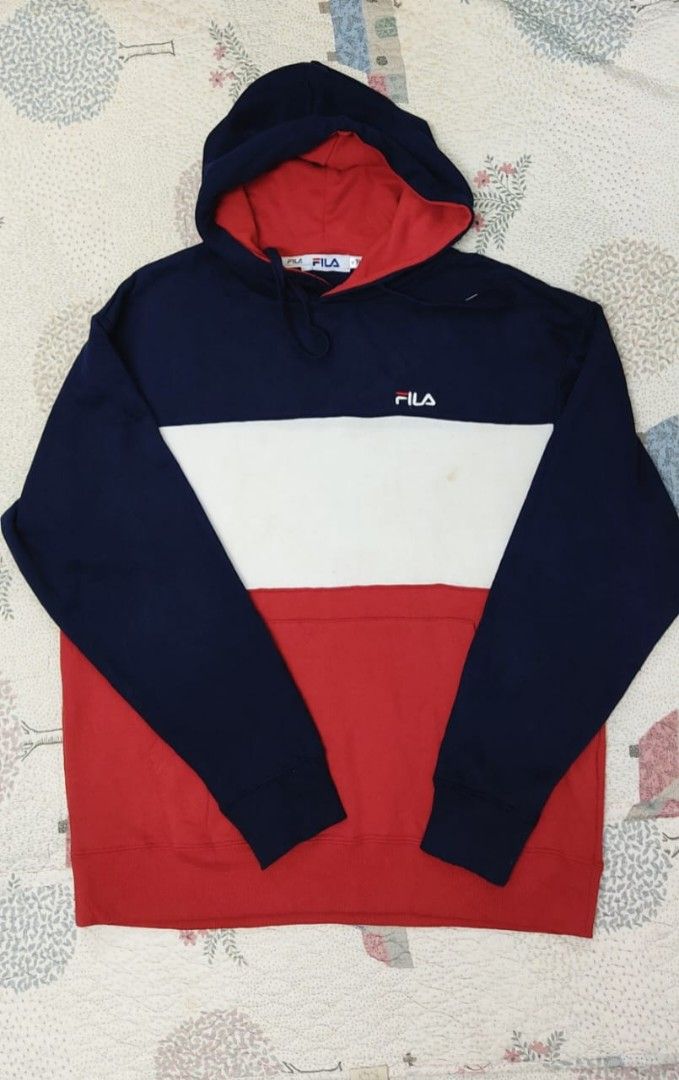 Fila tri colour hoodie top