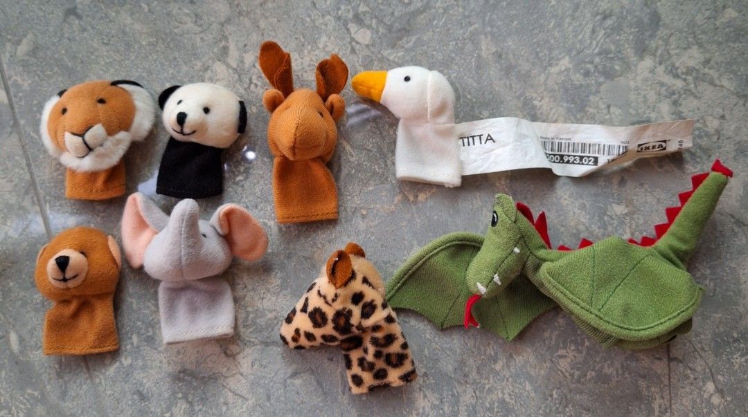 Finger puppets ikea, Hobbies & Toys, Toys & Games on Carousell