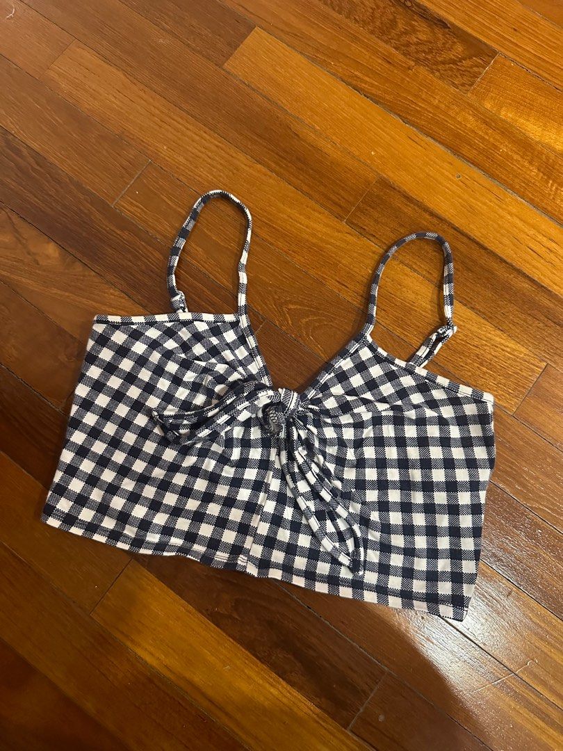Checkered top store forever 21