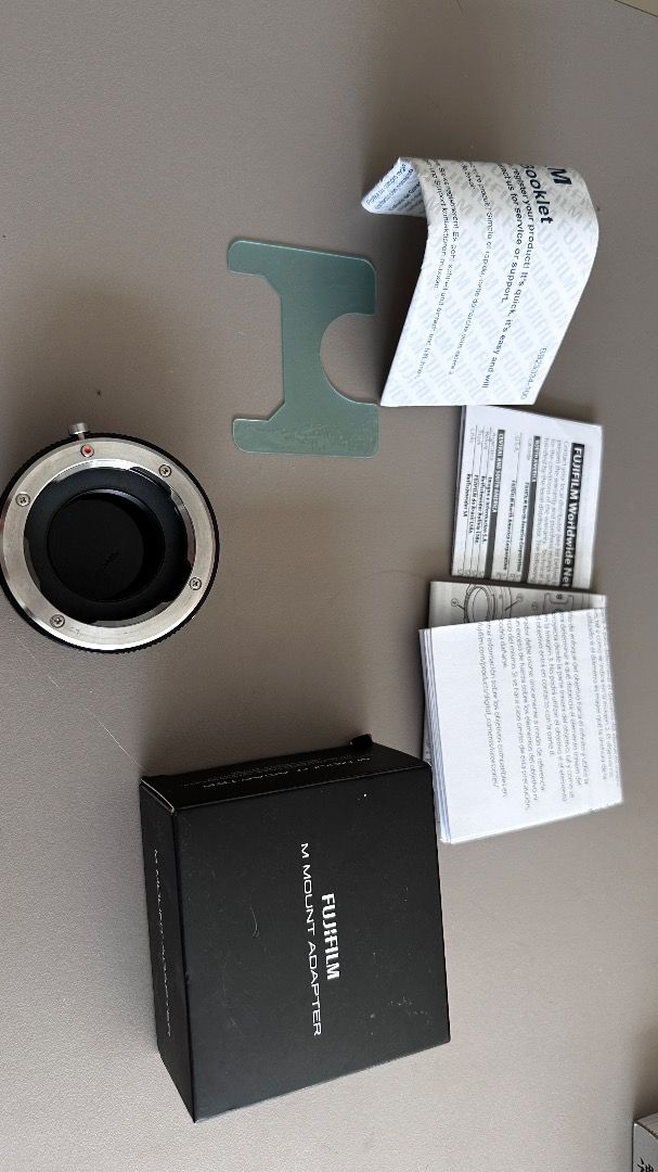 Fujifilm M mount to X mount adapter, Photography, Lens & Kits on Carousell