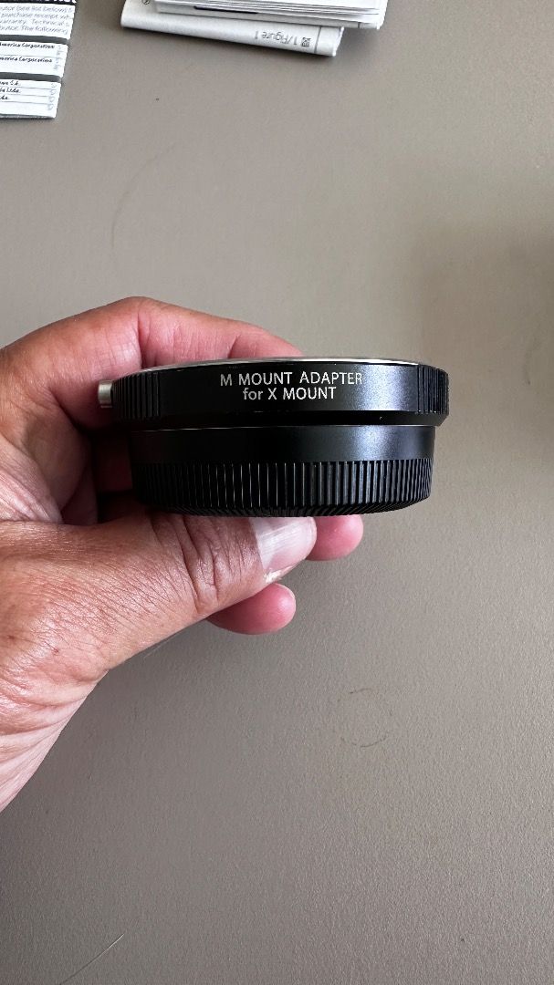 Fujifilm M mount to X mount adapter, Photography, Lens & Kits on Carousell