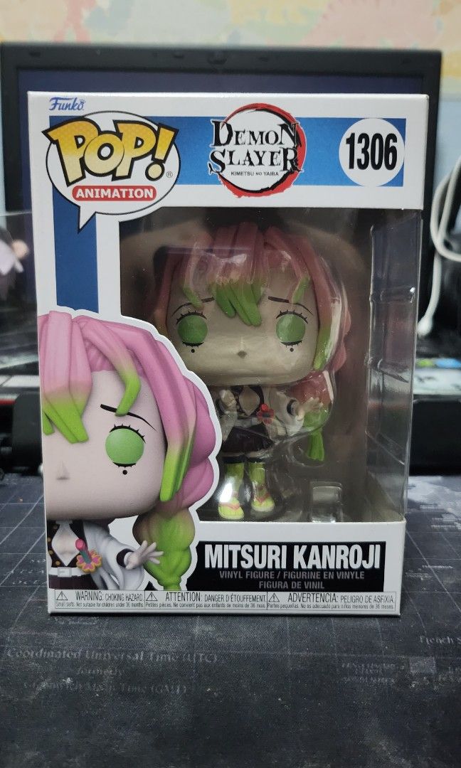 FUNKO POP DEMON SLAYER MITSURI KANROJI HASHIRA KIMETSU NO YAIBA LOVE PILLARS HASHIRA 1036 ANIME