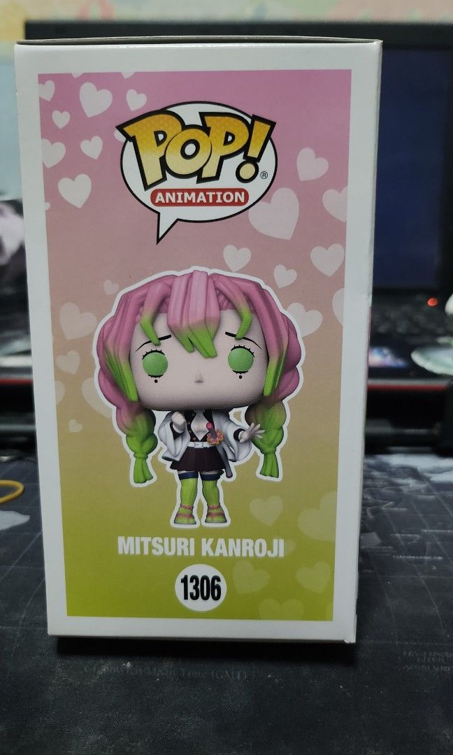 FUNKO POP DEMON SLAYER MITSURI KANROJI HASHIRA KIMETSU NO YAIBA LOVE PILLARS HASHIRA 1036 ANIME