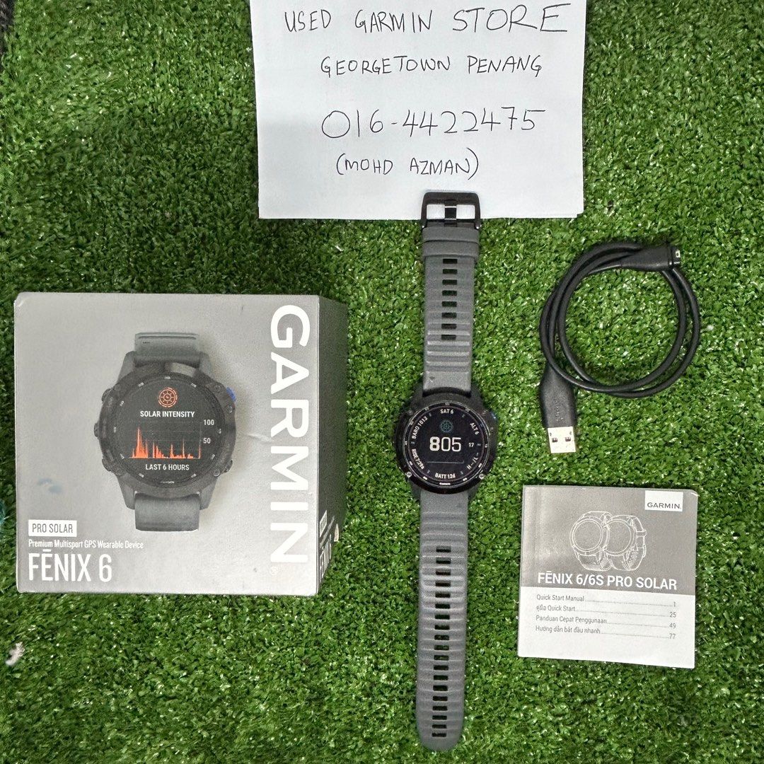 Garmin fenix 6x pro solar 2025 maps