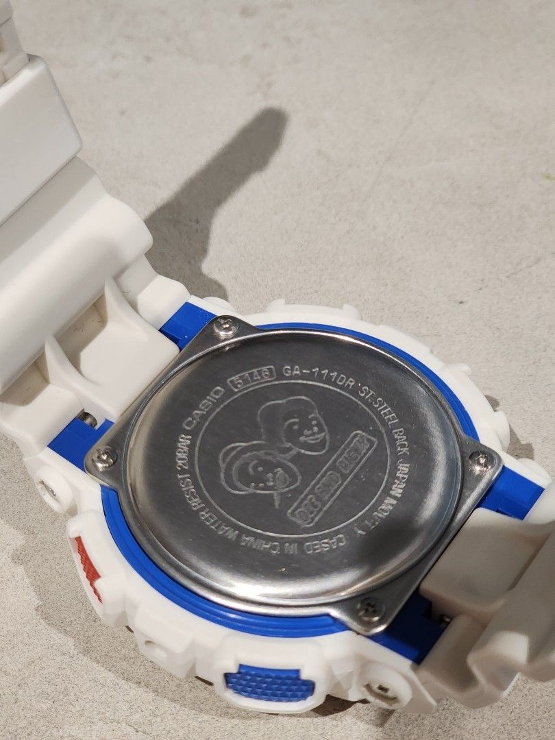 Dee and ricky g shock white clearance