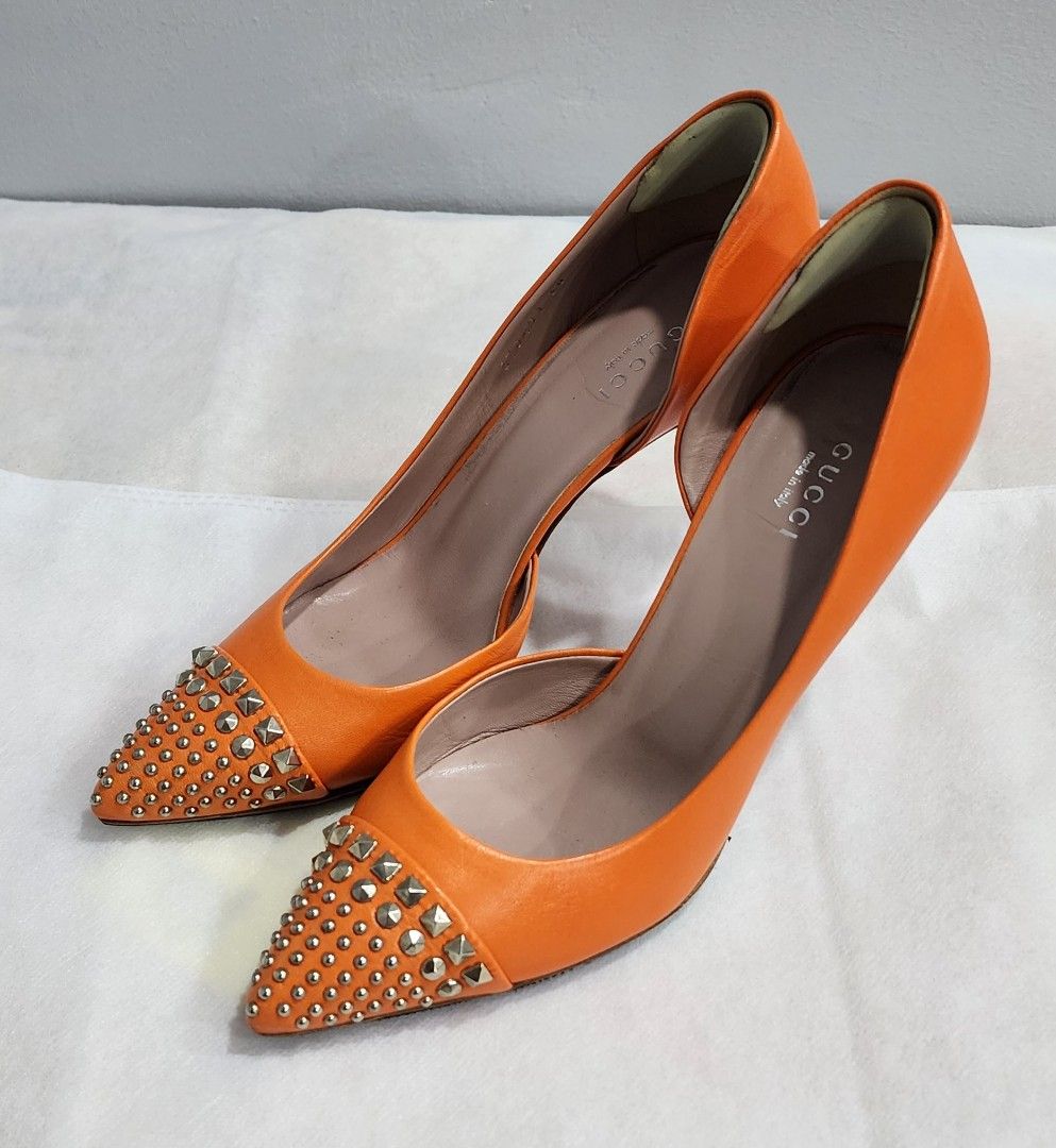 Gucci hotsell orange heels