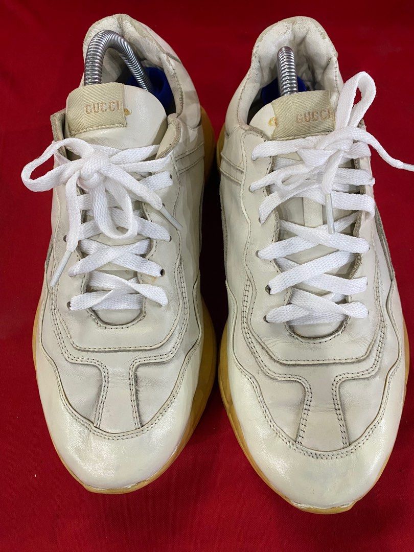 Gucci best sale distressed trainers