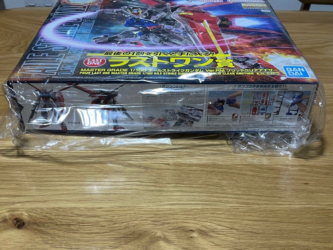 Gundam Kuji MG Master Grade 1/100 Aile Strike Gundam Ver. RM Solid Clear Last One Prize Gunpla Gundam Seed (Category: Gundam Model Kits) located in Singapore. Submitted by shockstar (Listing ID 1277181234, Image 2). Description: Japanese stock, MISB, totally brand new and unopened!! 100% authentic Will be listing 2023 Winter Comiket items soon! No trade. No nego. Item is available now Check out my other listings for Marvel, One Piece, Dragon Ball