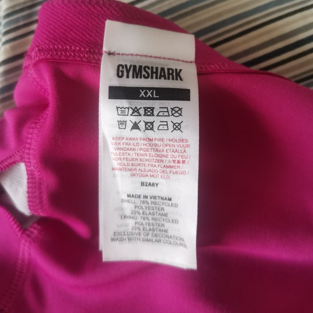 Gymshark bandeau sports bra XXL, Women's Fashion, Activewear on Carousell