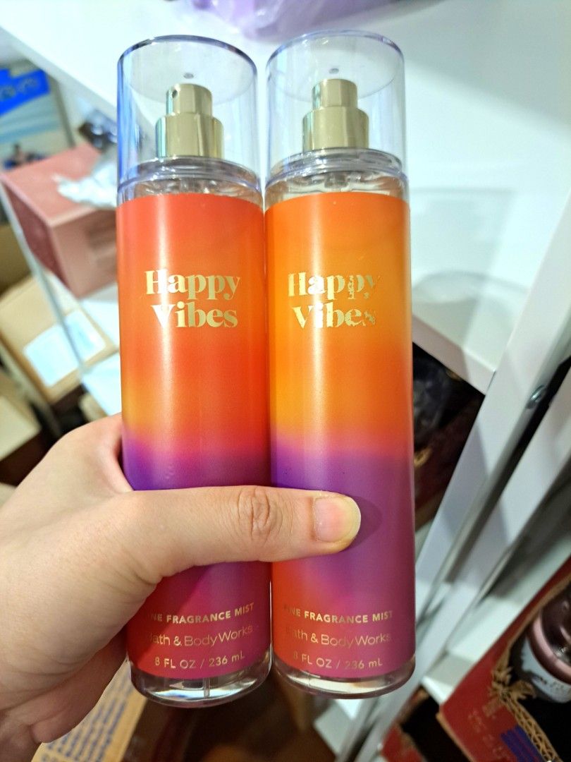 Sale Bath And Body Works Happy Vibes Mist & HAPPY VIBES