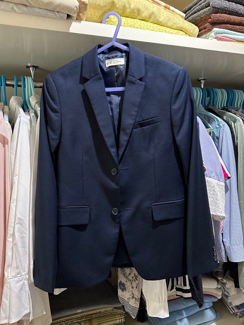H&m online navy suit